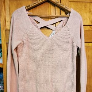 M Blush J Simpson Strappy Sweater